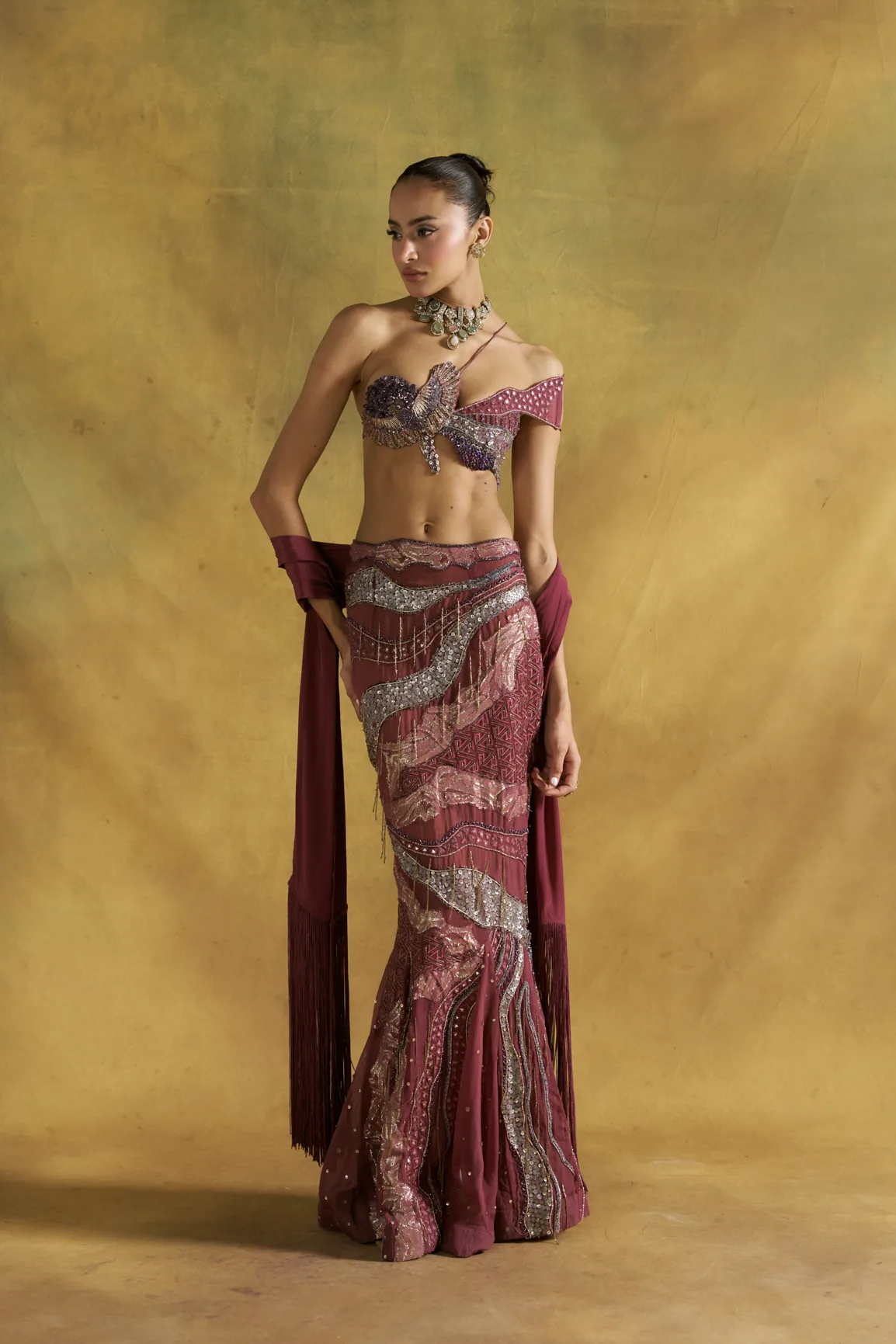 Lehrer Mehboba Set by Rishi and Vibhuti