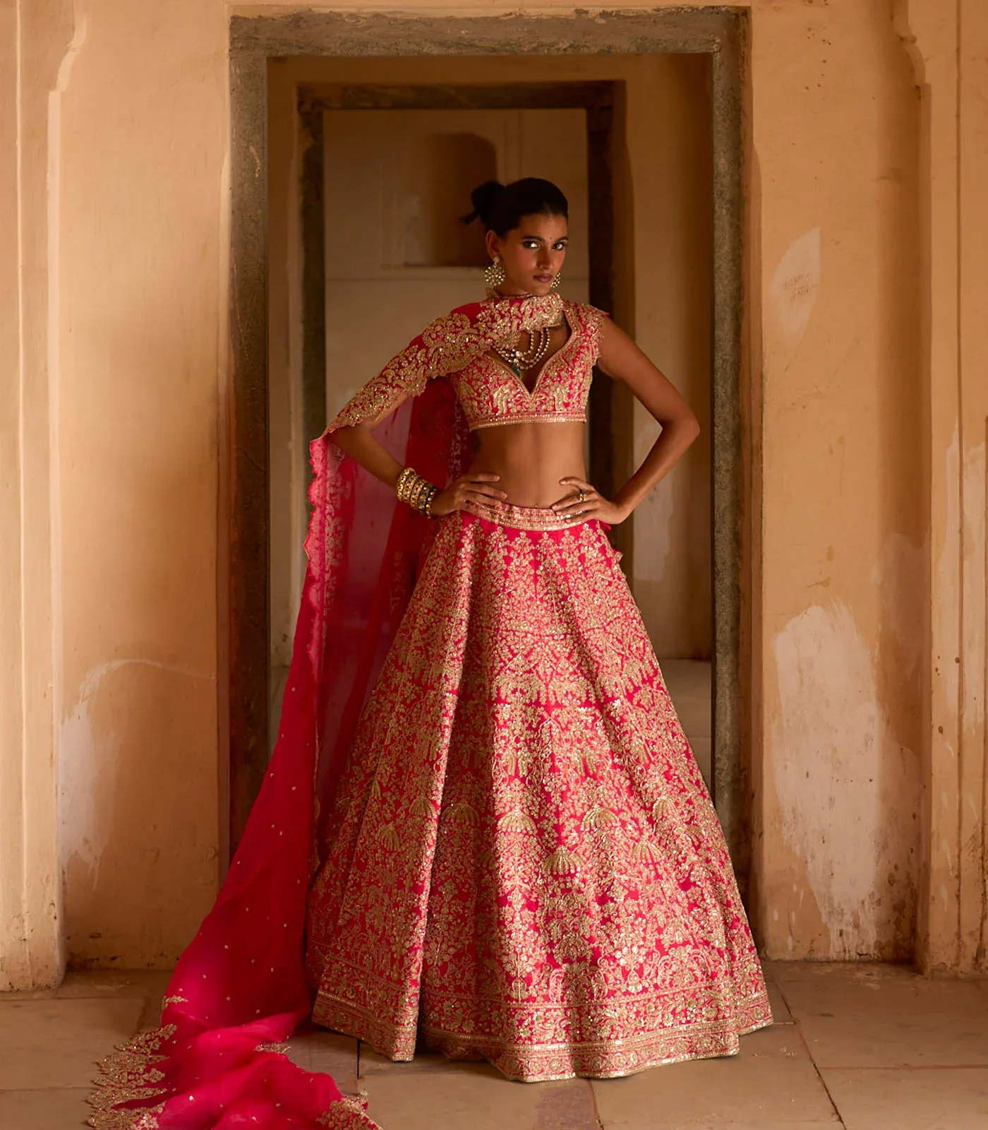 Mehar Lehenga Set by Anushree Reddy