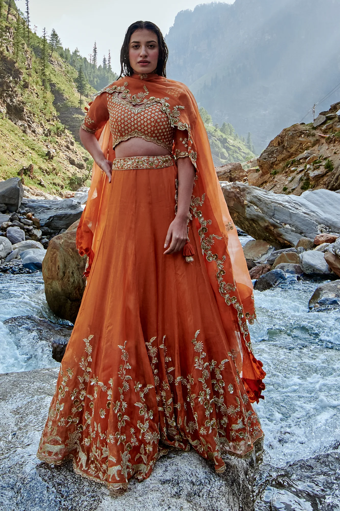 Nigella Lehenga Set by Paulmi And Harsh