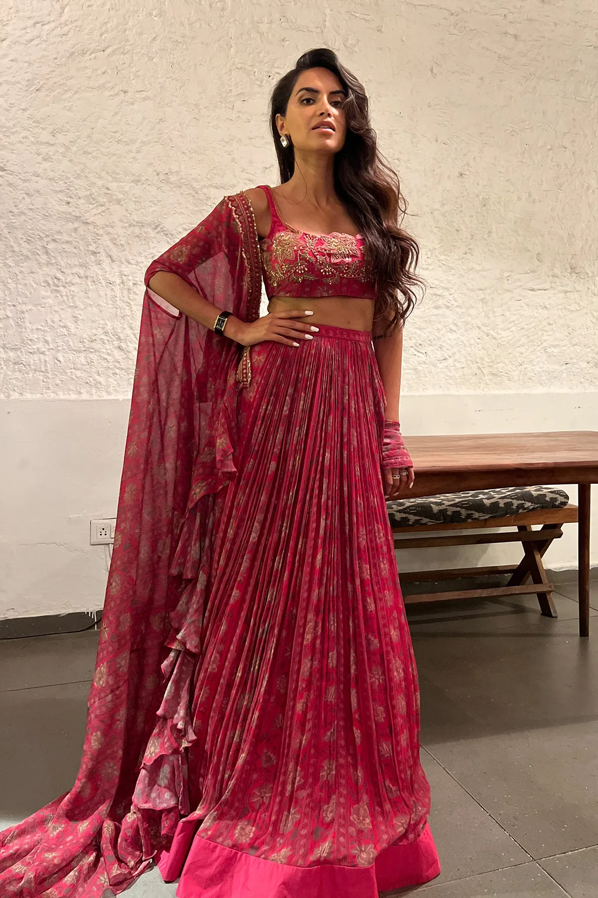 Diipa khosla In Roos by Ridhi Mehra, lehenga