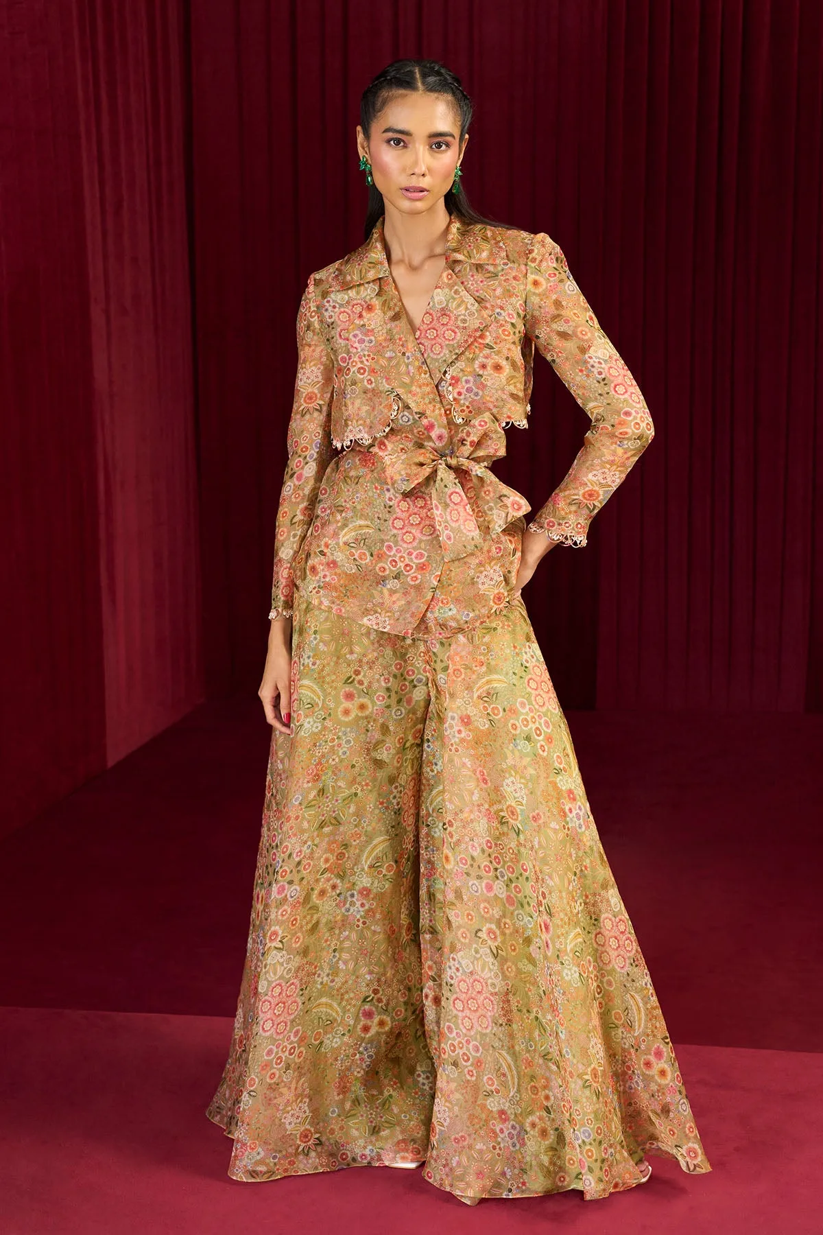 Echo Jacket Set by Ridhi Mehra