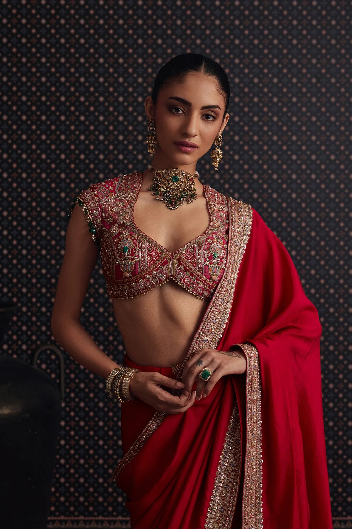 Ballad Saree Set by Ridhi Mehra, view 2