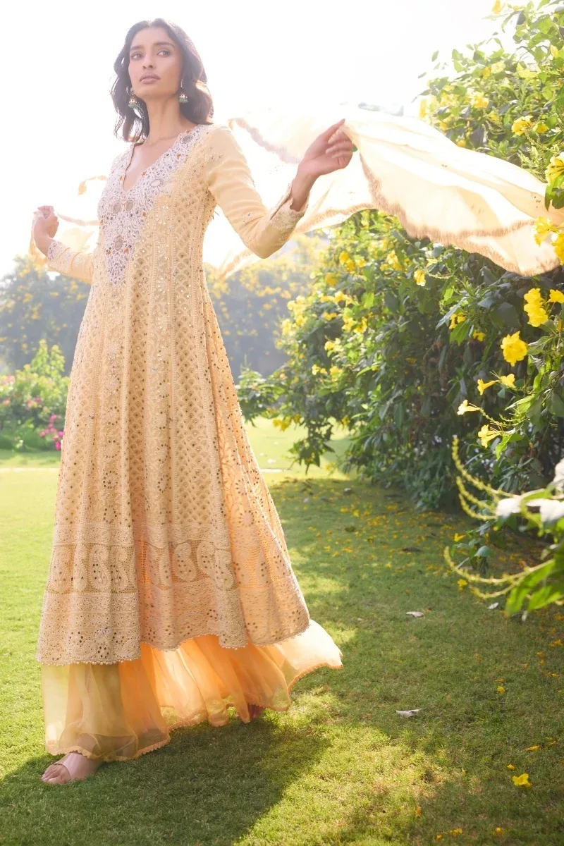 "Amethyst" Kalidar Kurta Set by Dolly J